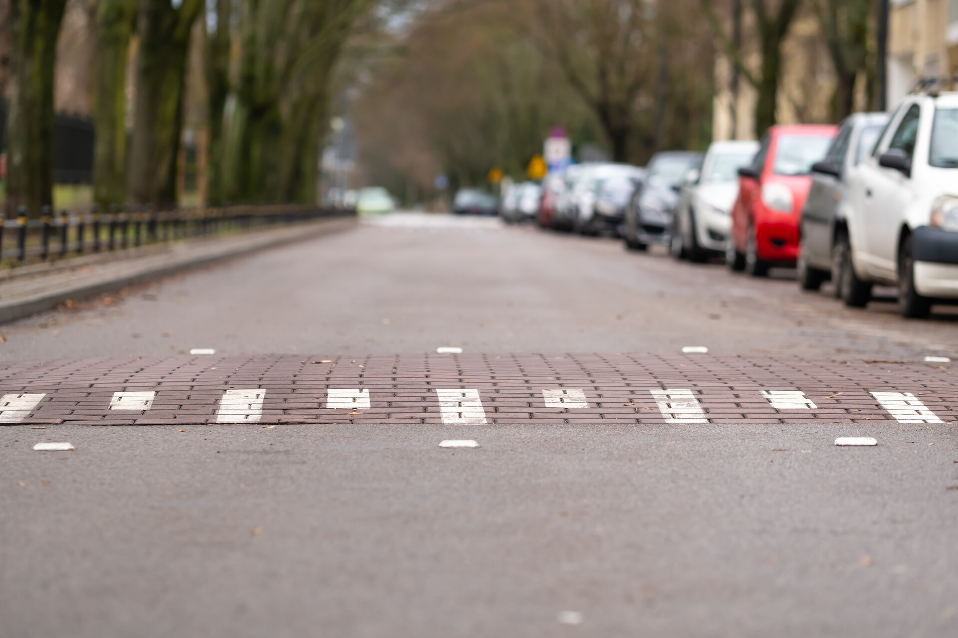 Verkehrsberuhigung mittels Berliner Kissen