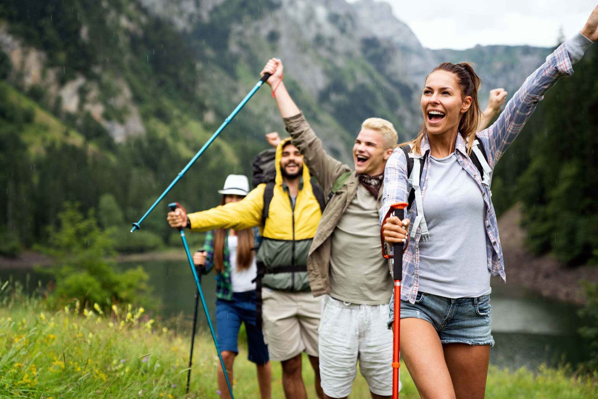 Outdoor Abenteuer mit Freunden